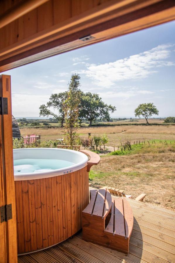 Villa Barnhorn Glamping Hooe Esterno foto