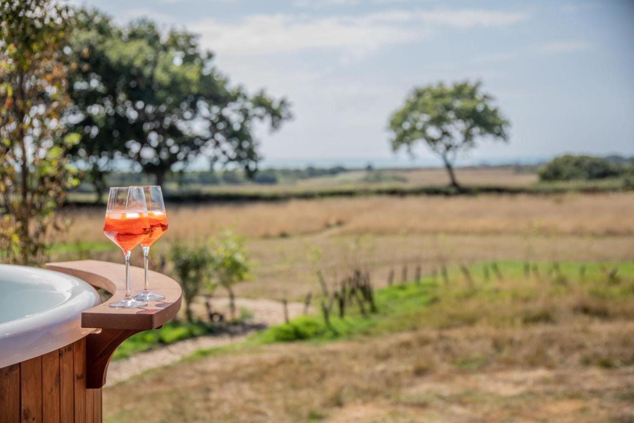 Villa Barnhorn Glamping Hooe Esterno foto