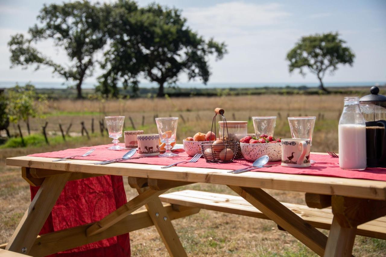 Villa Barnhorn Glamping Hooe Esterno foto